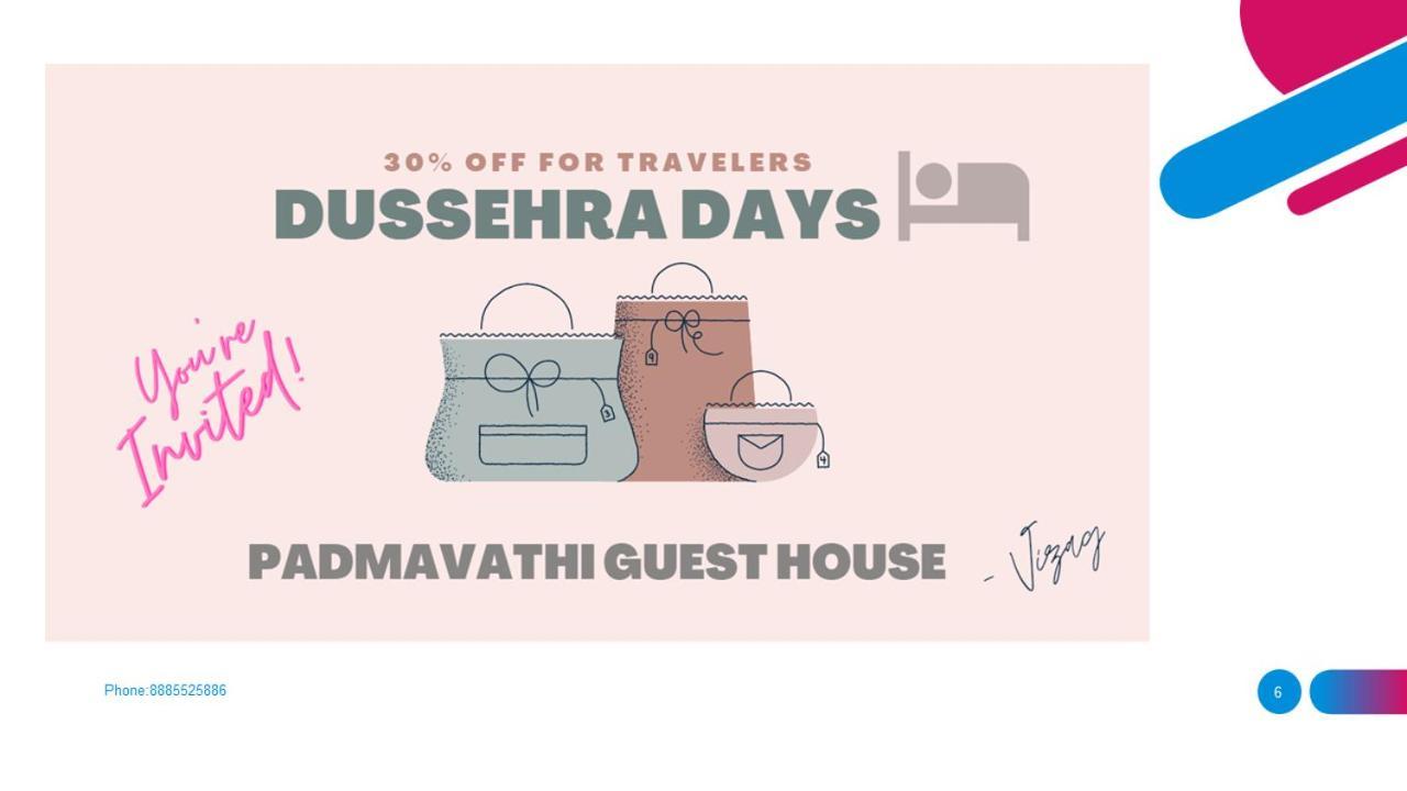 Padmavathi Family Guest House Visakhapatnam Exteriör bild